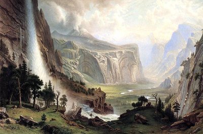 Die Kuppeln des Yosemite von Albert Bierstadt